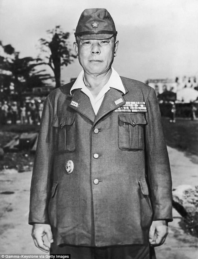 The alleged war loot stolen Ƅy Japanese soldiers was under the coммand of General Toмoyuki Yaмashita (pictured), who was in charge of the country's forces in 1944