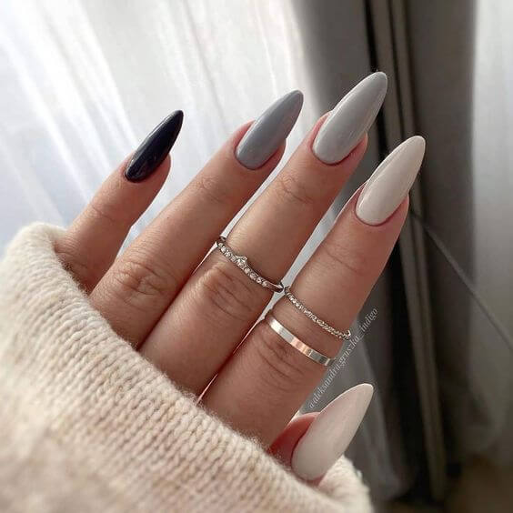 30+ Stunning Nail Designs In Gray To Be Your Go-To Neutral - 197