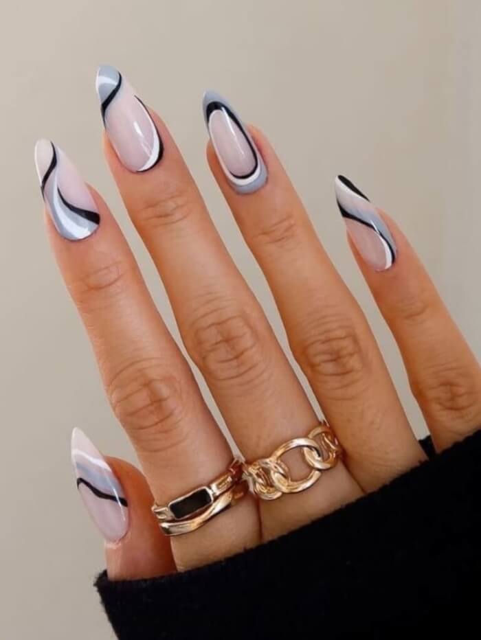 30+ Stunning Nail Designs In Gray To Be Your Go-To Neutral - 221