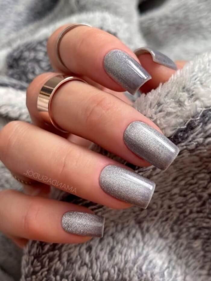 30+ Stunning Nail Designs In Gray To Be Your Go-To Neutral - 233