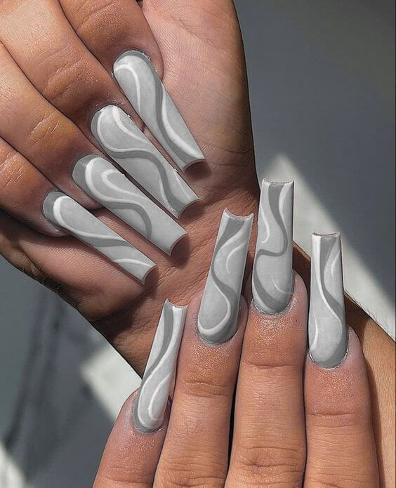 30+ Stunning Nail Designs In Gray To Be Your Go-To Neutral - 253