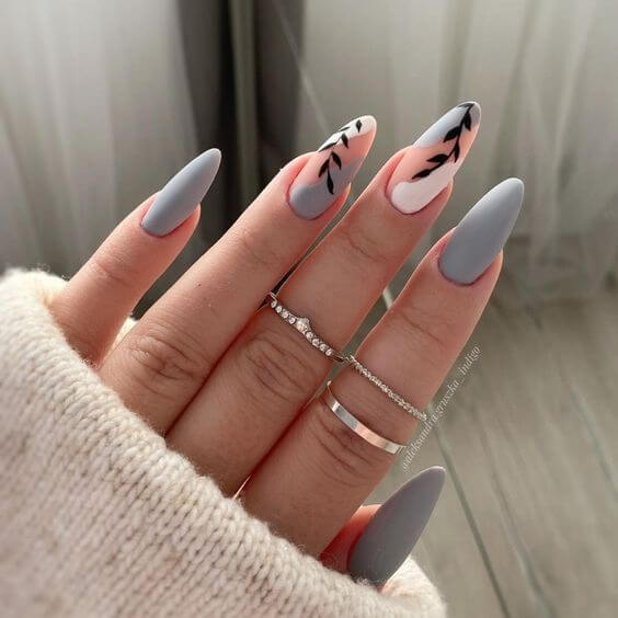 30+ Stunning Nail Designs In Gray To Be Your Go-To Neutral - 201